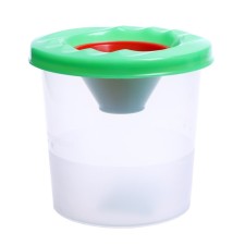 A glass-lid with a lid of 210 ml, calligrata, green