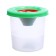 A glass-lid with a lid of 210 ml, calligrata, green