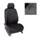 Autorekhly for Kia Optima, 2012-2015, black, eco-leather, set