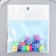 Beads for the creativity of PVC "Colorful flowers" set 20 pcs 1x1x1 cm