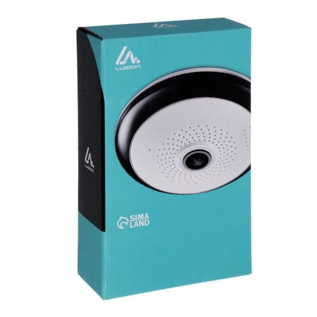 Panoramic video camera WiFi Luazon, CAM-07, smartphone control, 1.3 MP, Microsd, white-5