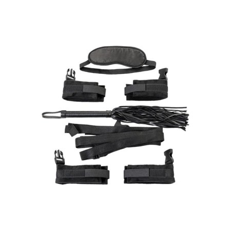 Bond -based set for BDSM, textiles, black-3