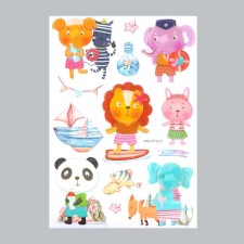 Plastic sticker multi -layer 