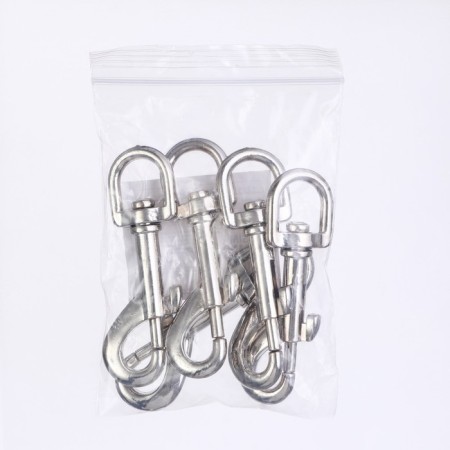 Carabiner with a semicircular base, 7.5 cm (eyeless width 1.5 cm)-1