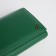 Women's wallet on magnet, green color