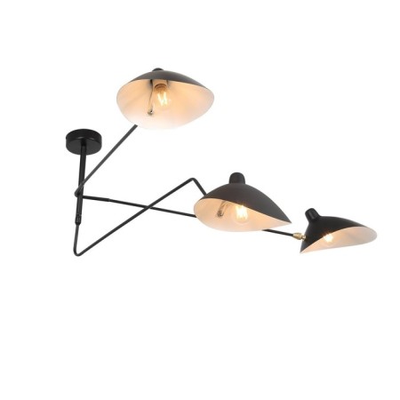 Ceiling Ceiling ST LUCE. SL305.402.03. SPRUZZO. 3x60 watts, E27, 110x110x65 cm, black color-8