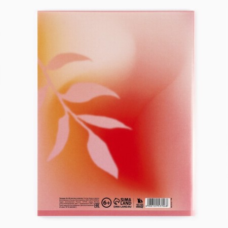 Notebook in the A4 cage, 80 sheets on the paper clip "September 1: Delicate"-3