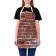 Apron kitchen with a photo print "Ancient wall", adjustable, size OS