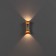 Facade lamp "Elegant", FSD-090, 6 W, 3000K, IP65, 220 V, metal, white and golden