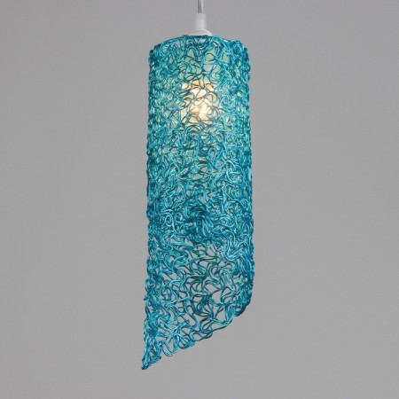 Bayerlux lamp "Scandy" E27 40W blue 10x10x32-150 cm-2