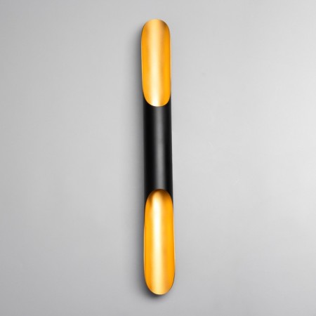 Sconces "bambo" E27 40W Black gold 6x6x60cm-3