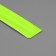 Reflective slap score, self-fixing, 3 × 40 cm, light green color