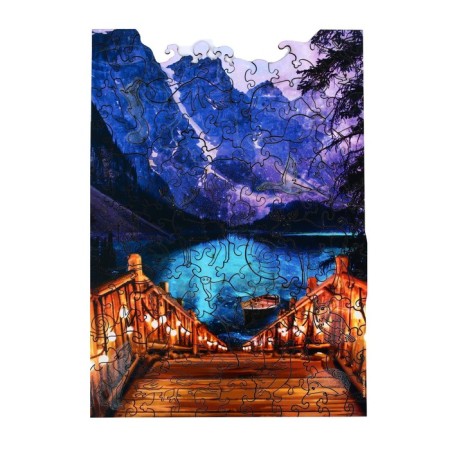 Puzzle "Evening landscape" Figure luminous details-3