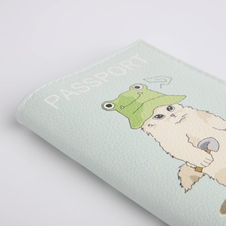 Cover for passport, mint color-4