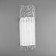 Lightning "Spiral", No. 3, non -proceeding, castle machine, 16 cm, white color