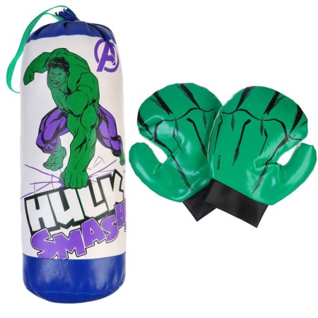 Game set for boxing "Hulk", pear 13x13x35 cm, Avengers