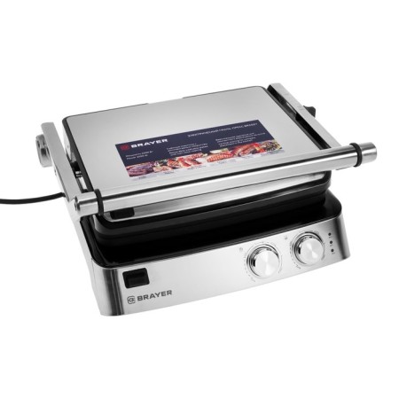 Electric Grill Brayer BR2007, 2000 W, anti -stick coating, 29*23 cm
