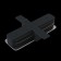 Direct connector for the built-in track system Technical tra002c-11b, 8x6x2 cm, black color