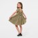 Dress elegant children's KAFTAN, p. 30 (98-104 cm), golden