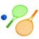 A set of missiles "Tennis", 2 rackets, ball