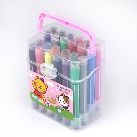 Fleeters 24 colors, thick, with a seal, a ventilated cap, mix-1