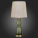 ST LUCE bedside lamp. SL1005.904.01. Saya. 1x40 W, E27, 35x35x72 cm, olive color, brass