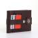 Male purse on a magnet, brown color