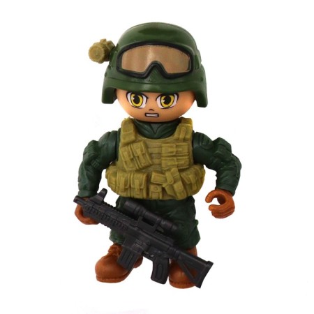 FUNKY TOYS figure "Special Forces", in green uniform, 8 cm, mix-12