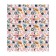 A set of napkins for setting the table "Tropical sketches", rectangular, size 32x46 cm, 4 pcs