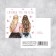 Mini-postcard “Thank you for being”, girlfriends, 7 x 7 cm
