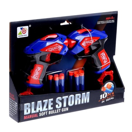 Elf blasters set, shoot soft bullets-4