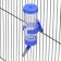 Drill for rodents 125 ml, 12.5 x 4.5 cm, mix of flowers