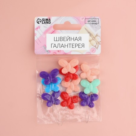Nithevdelvytors "Butterfly", 3.5 × 2.2 × 0.2 cm, 10 pcs, color colorful-5