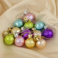 Set of balls plastic D-3 cm, 12 pcs 