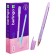 Ballpoint handle Berlingo "Aviator Pastel" Blue, 0.7mm, flu, Mix case