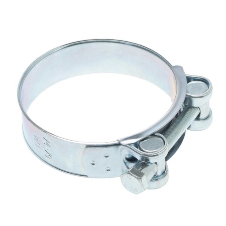 The clamp zein English, diameter 74-79 mm, width 24 mm, galvanized