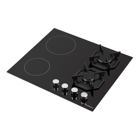Hlect surface Maunfeld EEHG.642VC.2CB/KG, combined, 4 burners, black-1