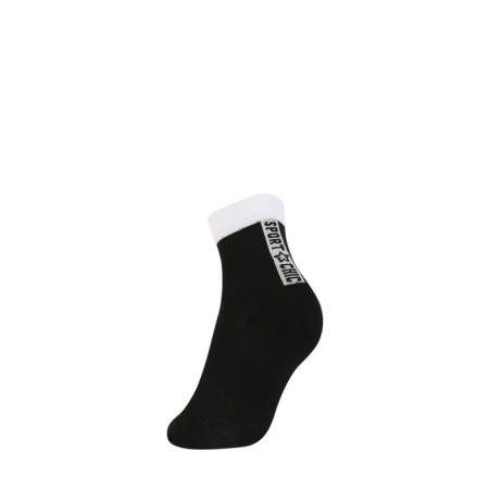 Women's socks Mini Sport Chic Srdna Length, size 39-41, Nero color-1
