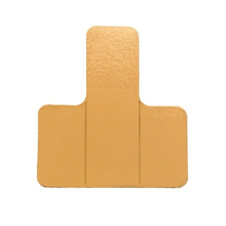 The substrate for eclair, gold - white, 12.5 x 14 x 0.1 cm, 0.8 mm-2