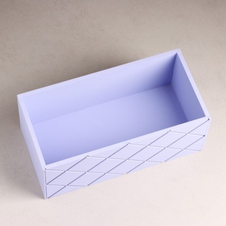Wooden Kashpo "Hellas Big, Pack", 25 × 12.5 × 10 cm lavender-2