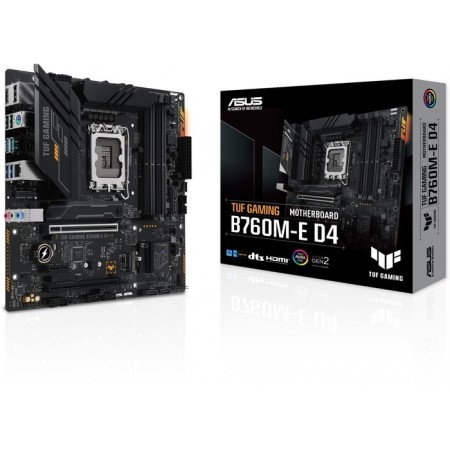 The ASUS TUF Gaming B760M-E D4 SOC-1700 Intel B760 4XDDR4 MATX AC`97 8ch (7.1) 106498-4