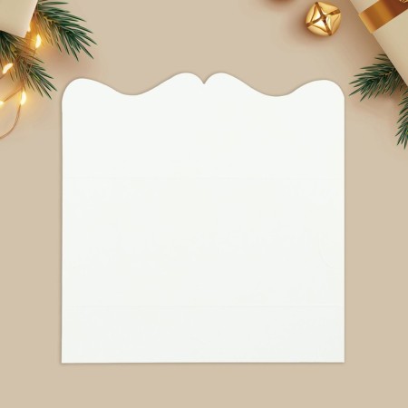 Money envelope "Happy New Year", silk, 17.5 x 8 cm, New Year-5