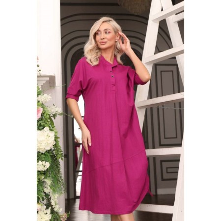 Women's dress, size 54, fuchsia color-7