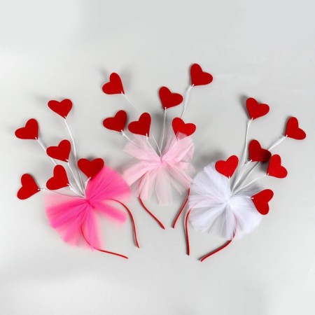 Carnival rim "hearts", color mix-1