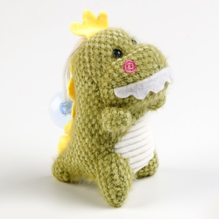 Soft toy "dinosaurus" on a suction cup, 12 cm, color mix-3