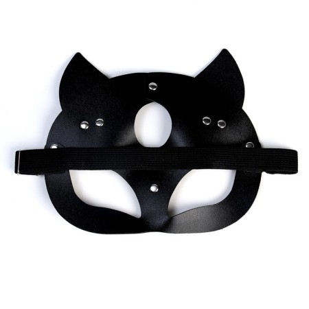 Carnival mask "cat", black color-3