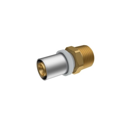 The clutch-press RIIFO OMNI, 1/2 "x 16 mm, external thread, brass-1