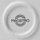 Porcelain plate Magistro line, d = 20.5 cm, white color