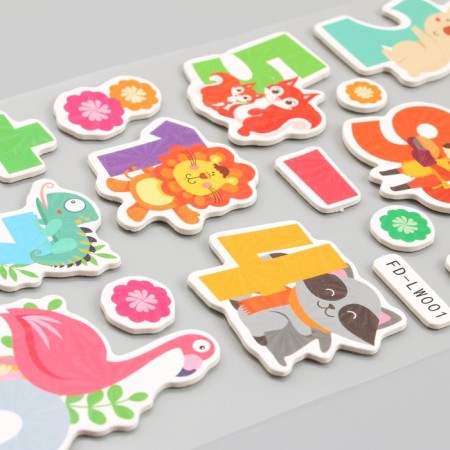 EVA sticker, Paper "Hologography. Interesting numbers" 14.5x31 cm-2