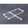 Connector T-shaped for a three-phase busbar, left Elektrostandard, 163x97x33 mm, white color
